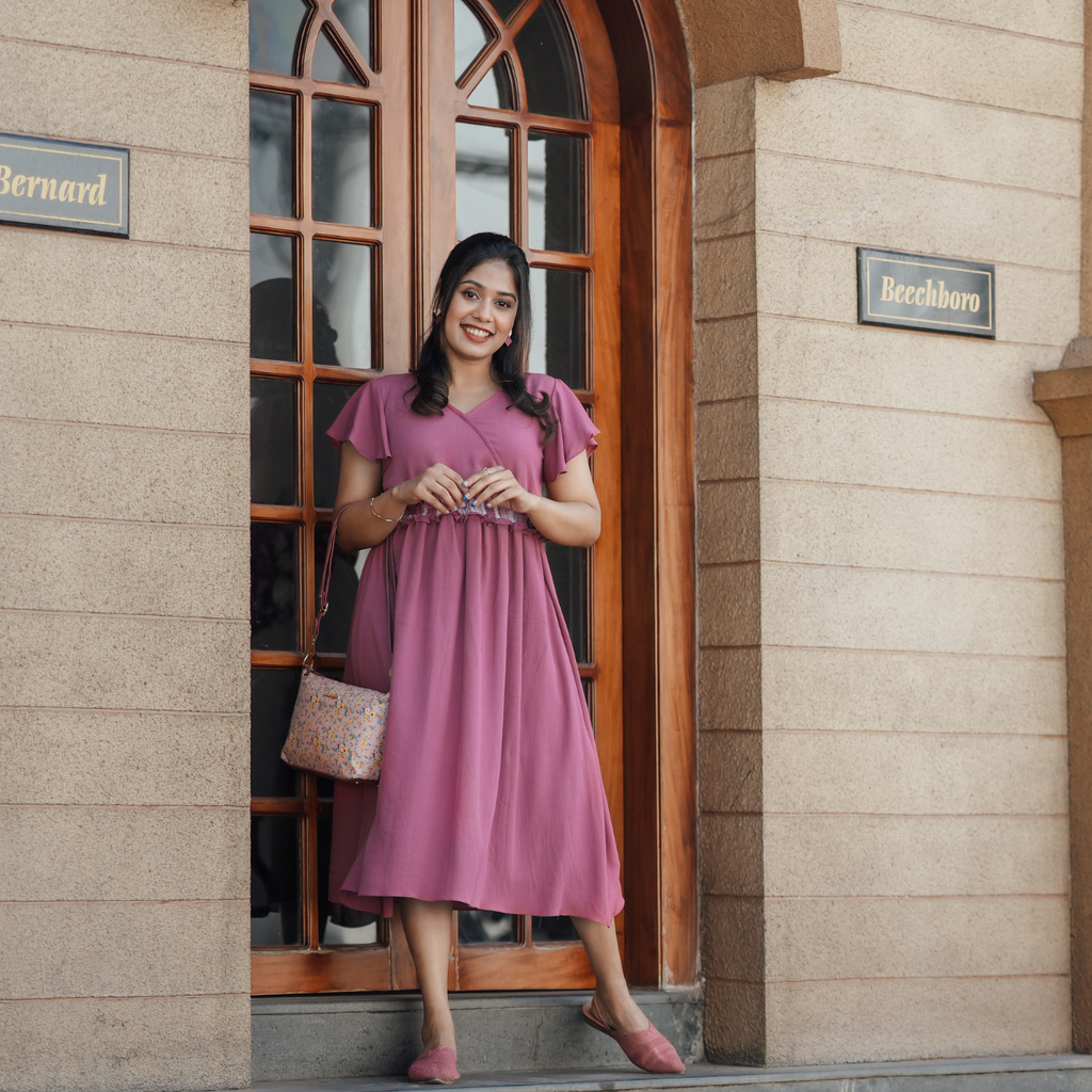 pretty in pink dress Andie Walsh Pink Dress Cosplay Costume by Molly Ringwald inspired Pret –  CoserZ main image 0