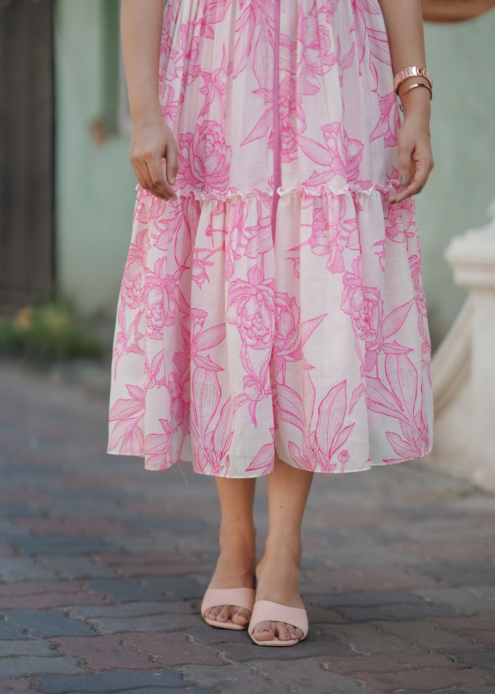 Pink Linen Serenity