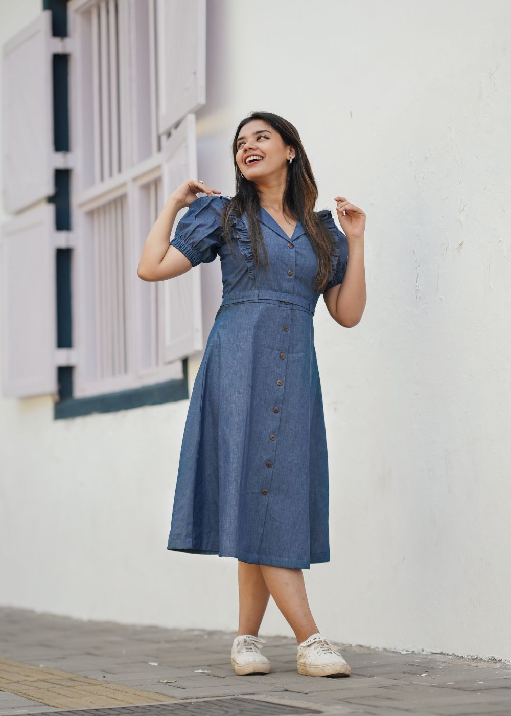 Women's Indigo blue Dress Women's Indigo blue Dress