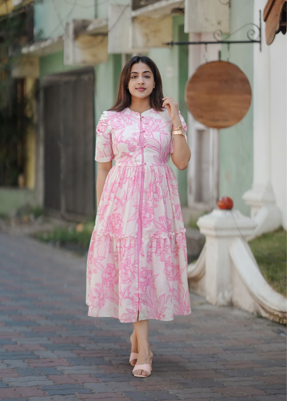 Pink Linen Serenity
