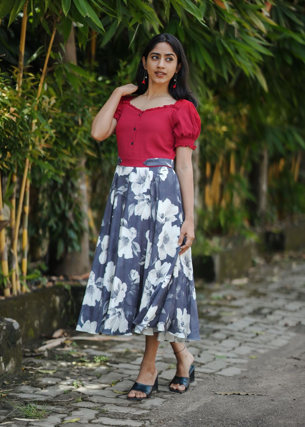 Crimson Flora Twirl