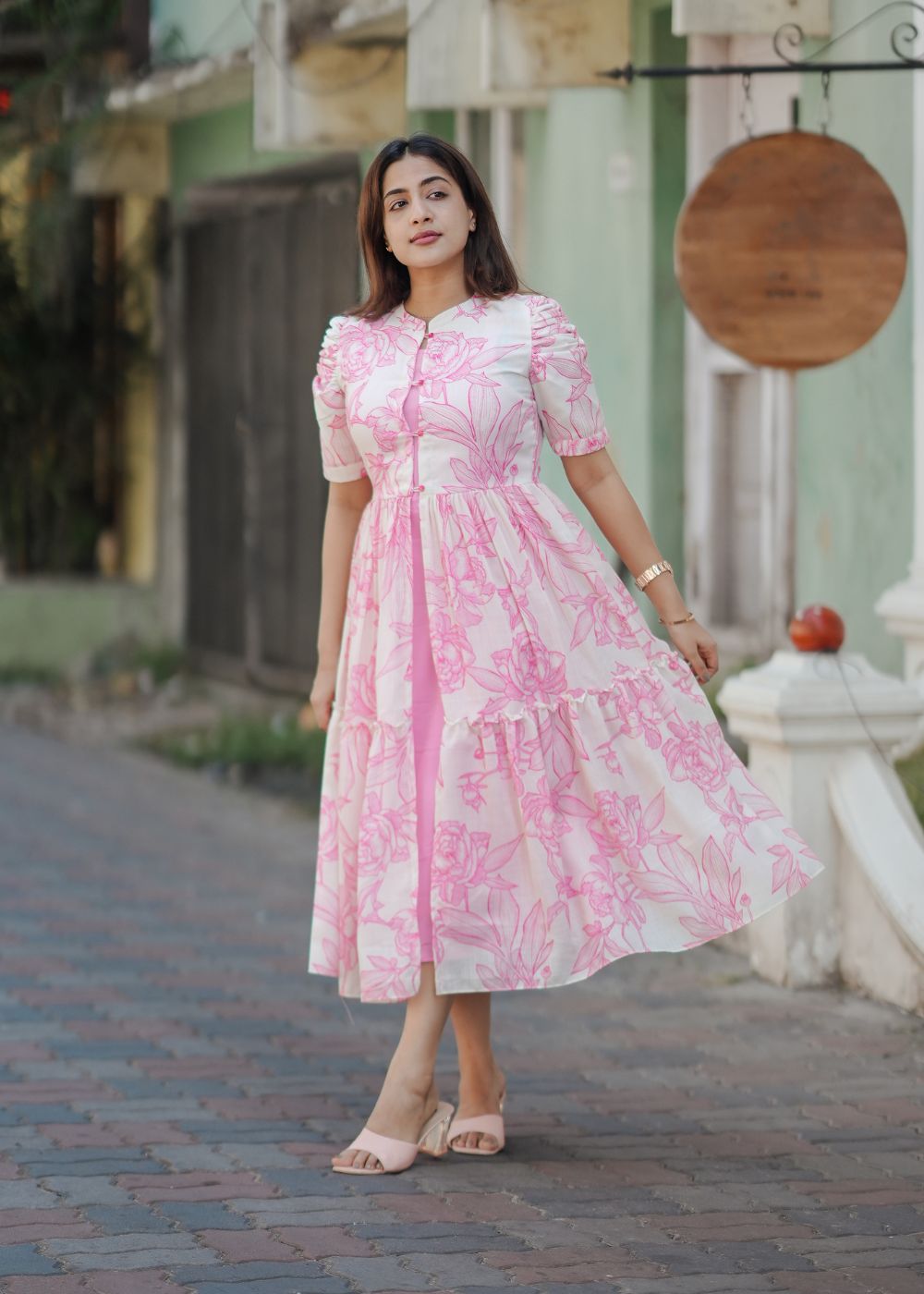 Pink Linen Serenity