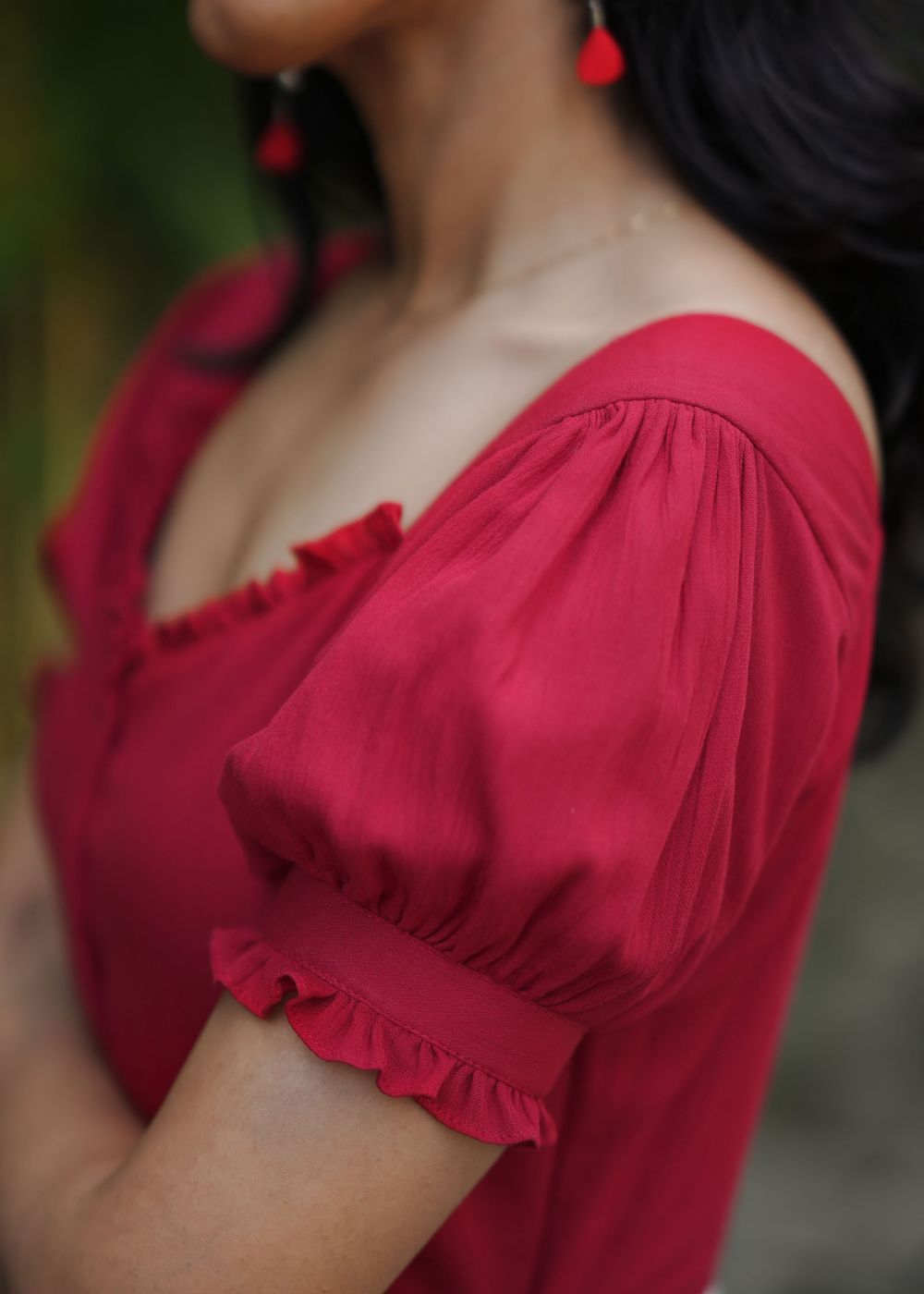 Crimson Flora Twirl