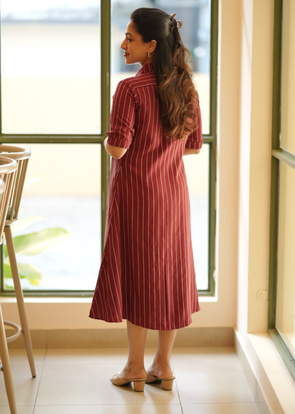 Pinstripe Mahogany