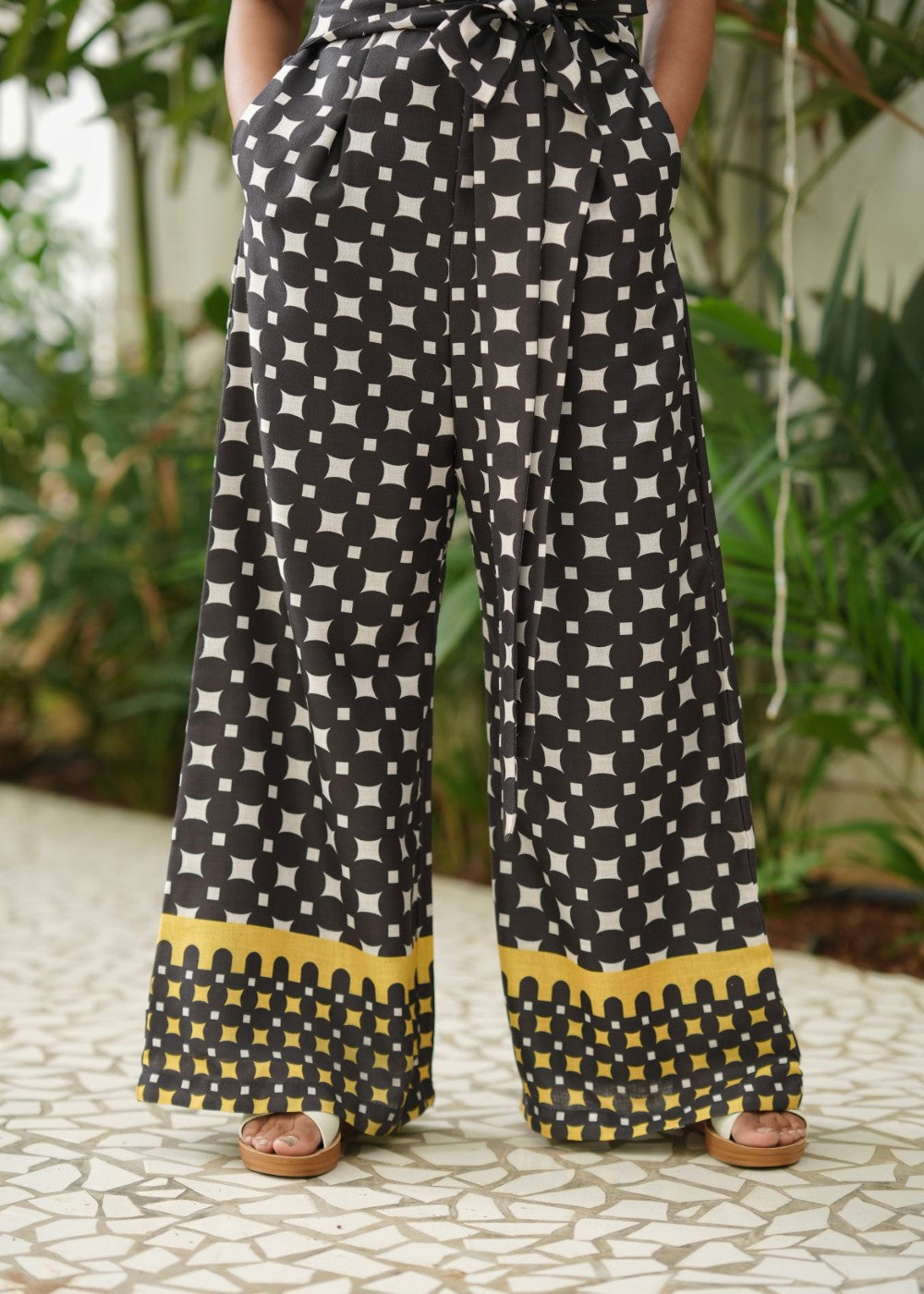 Linen Lattice Jumpsuit