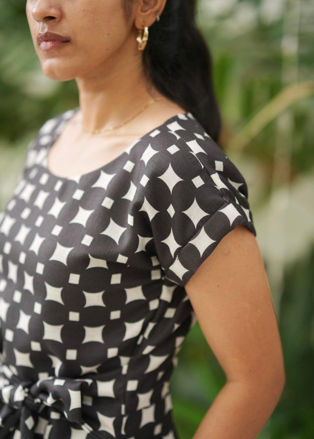 Linen Lattice Jumpsuit