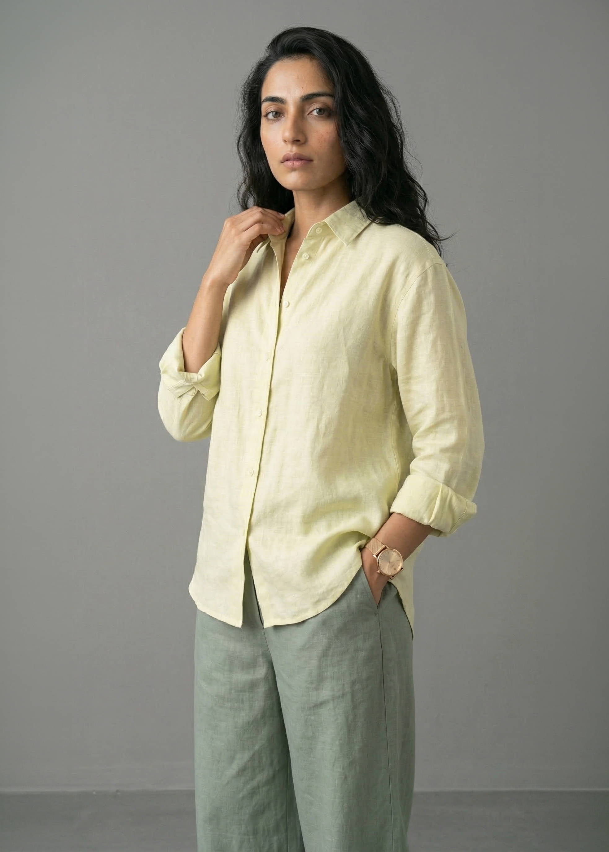 Sage Ease Linen Set