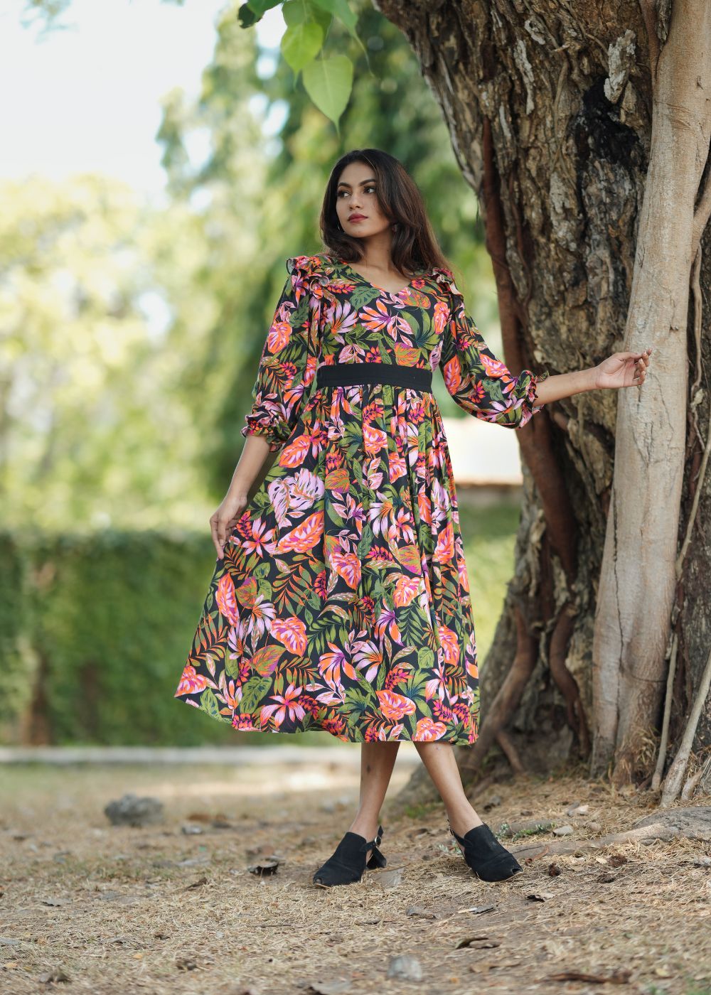 Havana shop floral dress