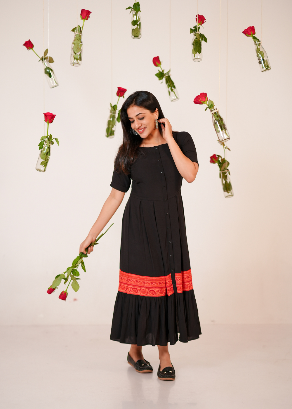 Women's Black & Red Dress Women's Black & Red Dress