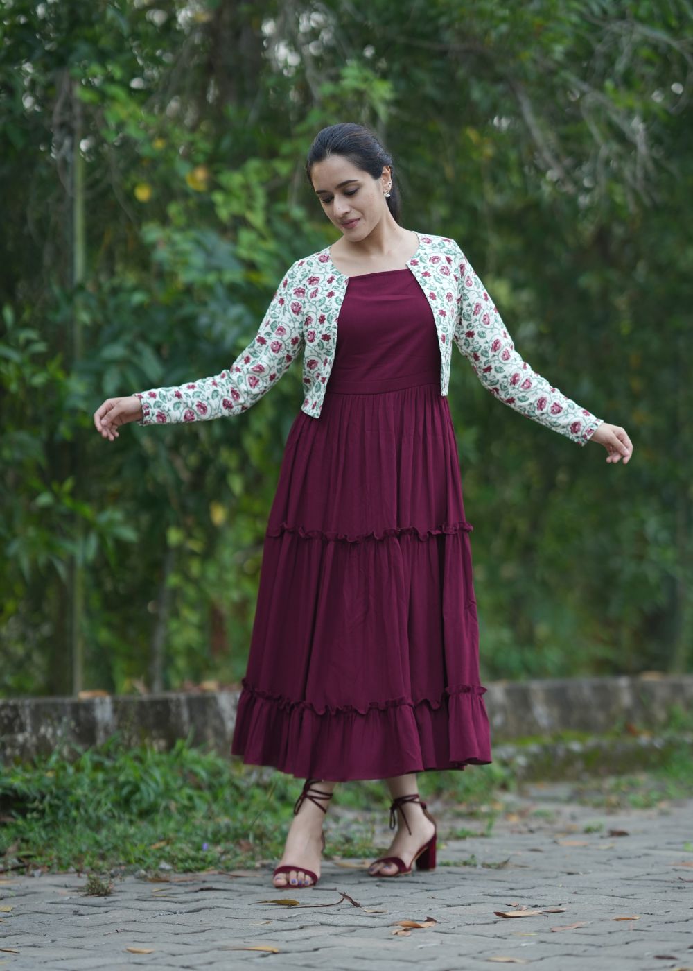 Indo-Western Dress , Sharara with Shrug , Black Dress – 24th Spoke