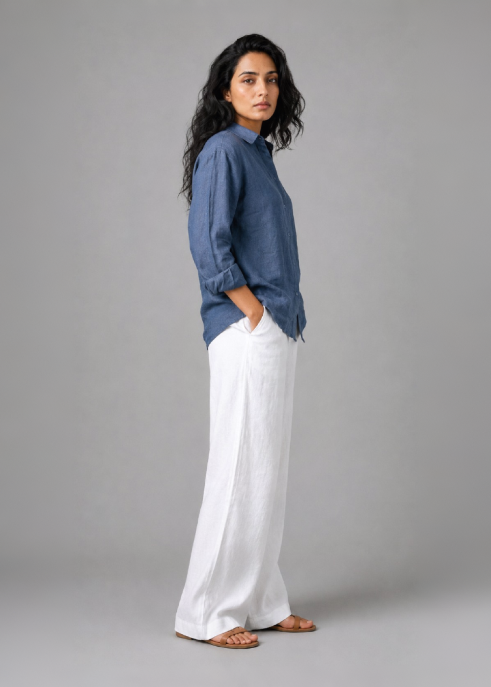 Blue Horizon Linen Set