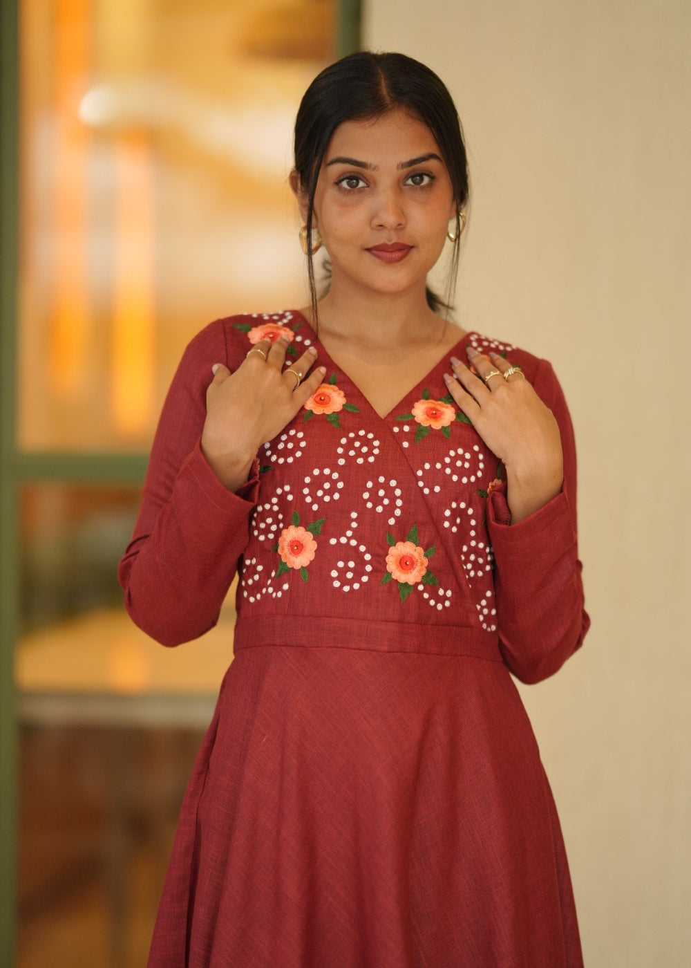 Linen Scarlet Muse