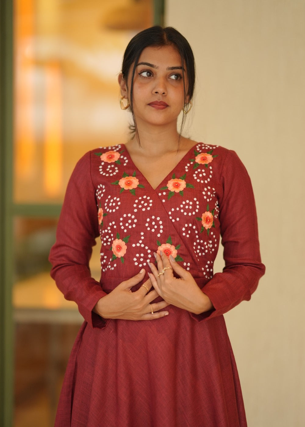 Linen Scarlet Muse