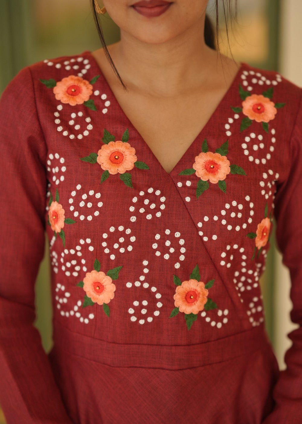 Linen Scarlet Muse