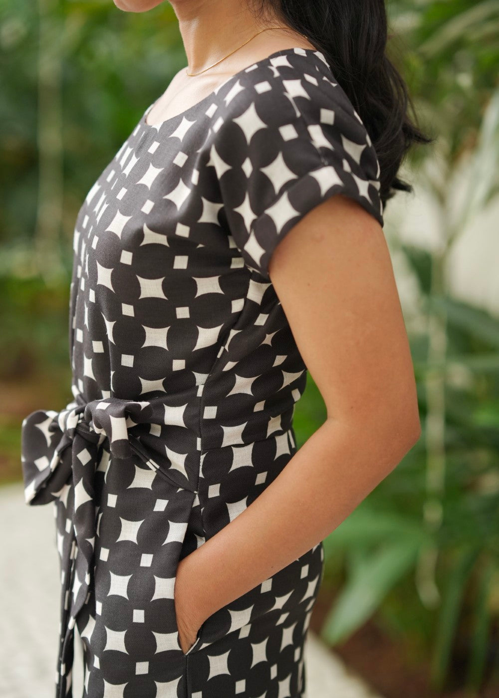 Linen Lattice Jumpsuit
