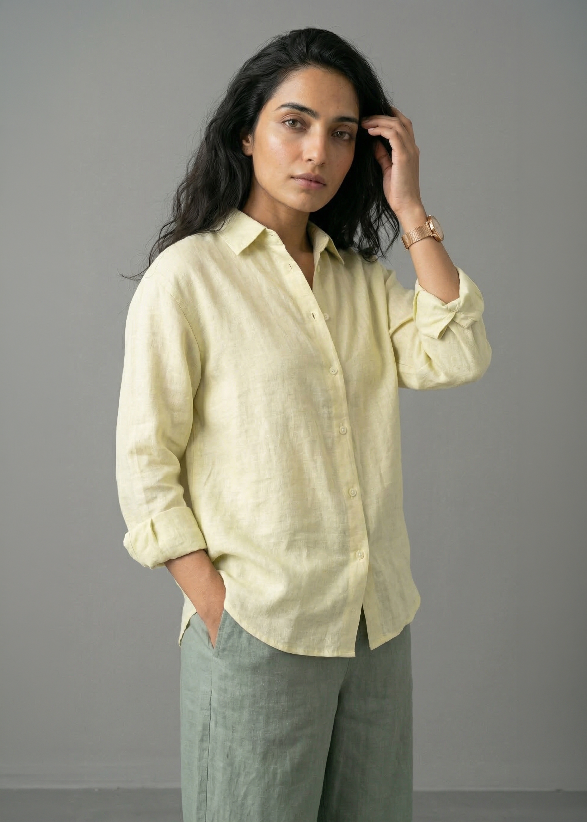 Sage Ease Linen Set