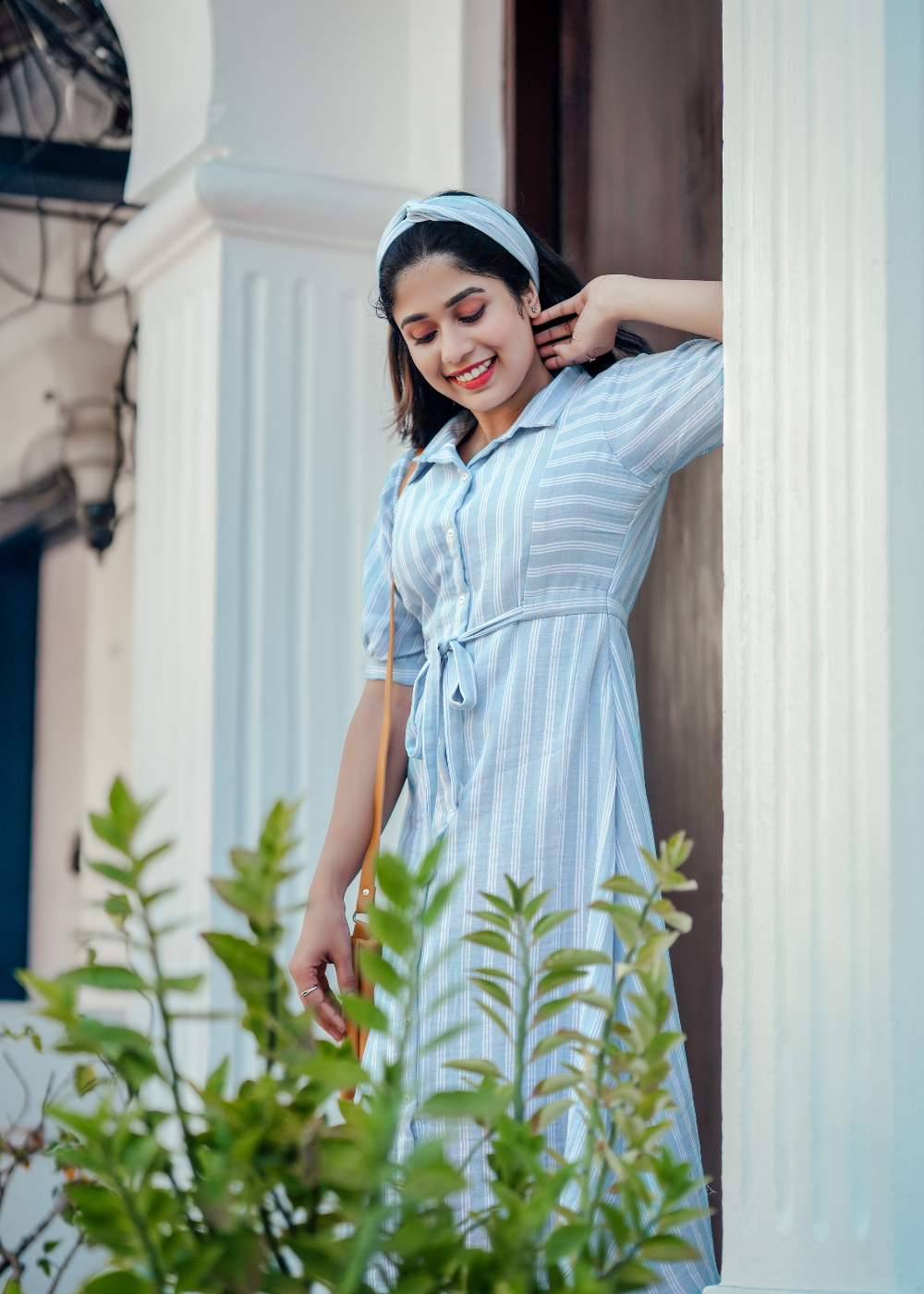 Striped Shirt Dress