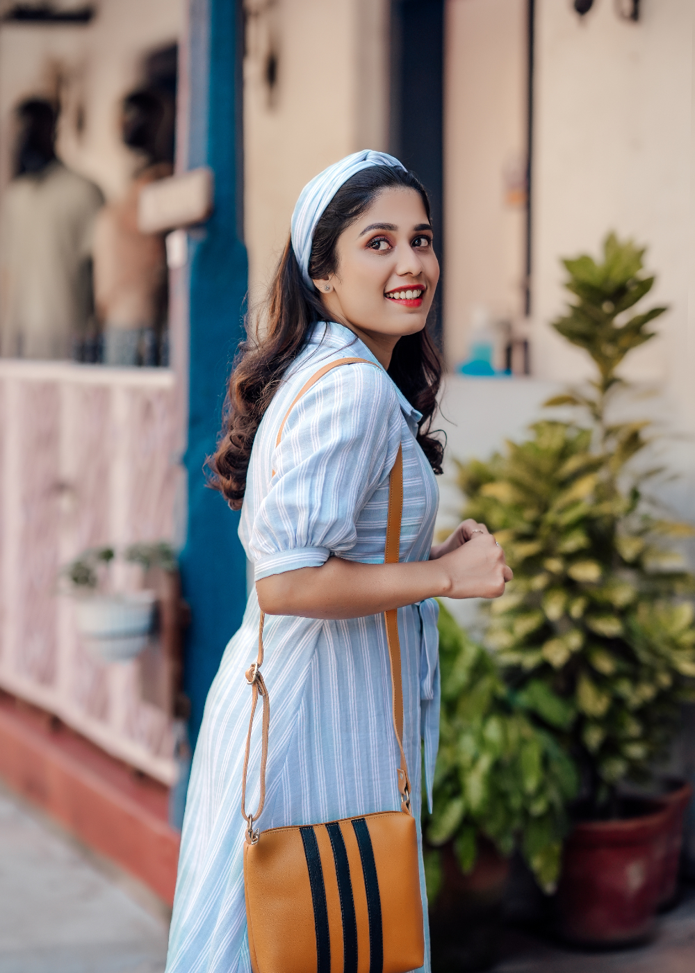 Striped Shirt Dress