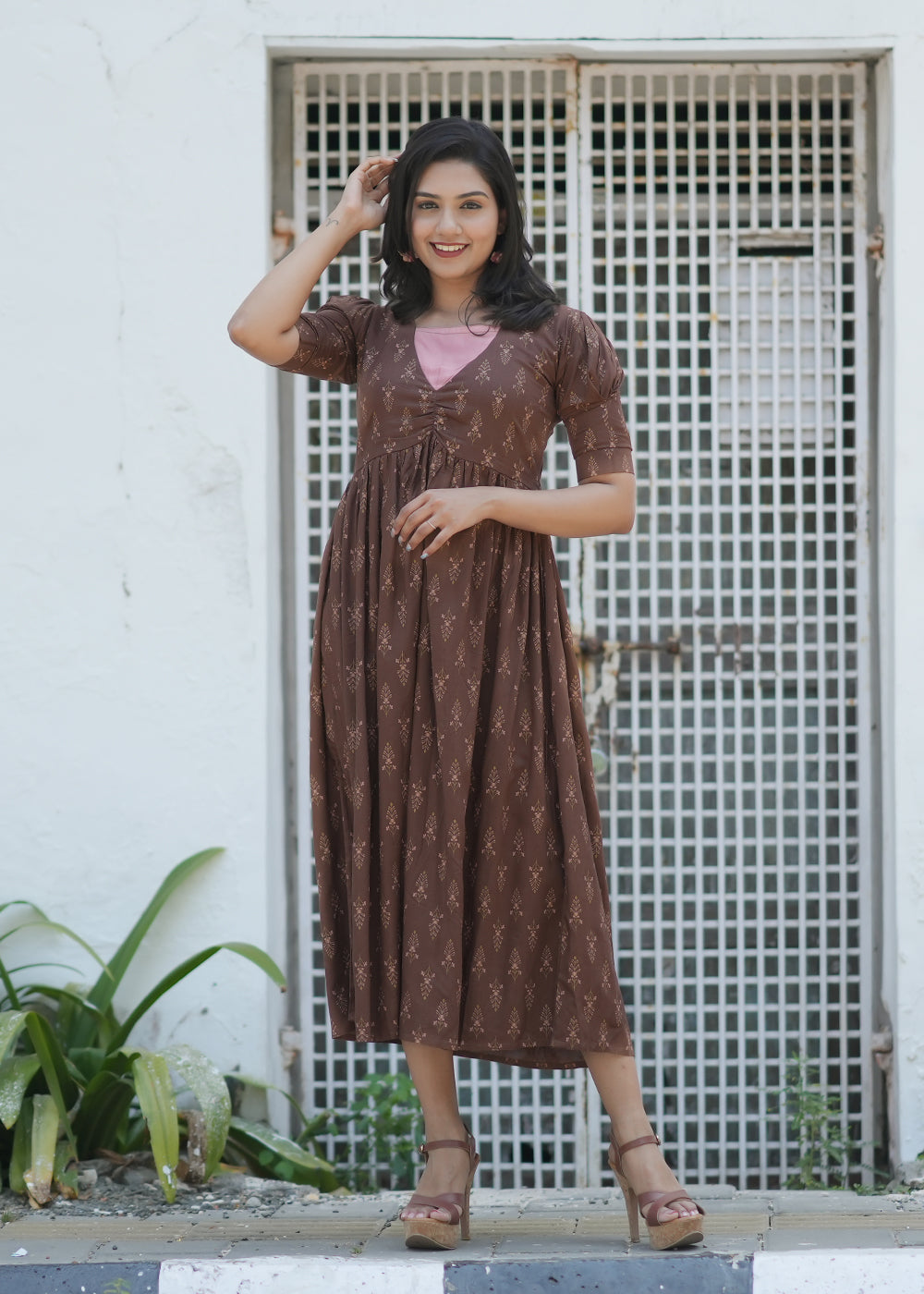 Classic Brown Dress
