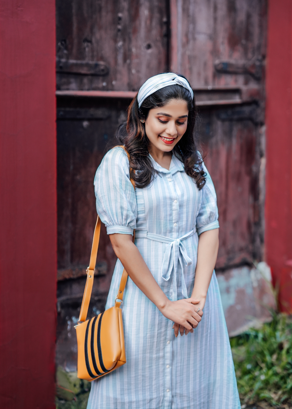 Striped Shirt Dress