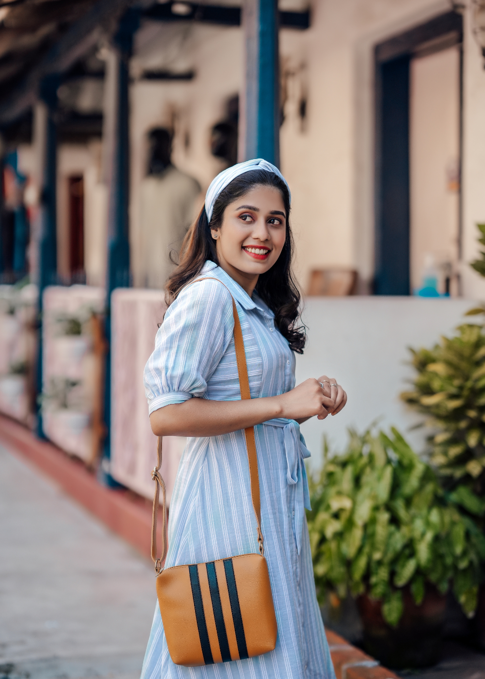 Striped Shirt Dress