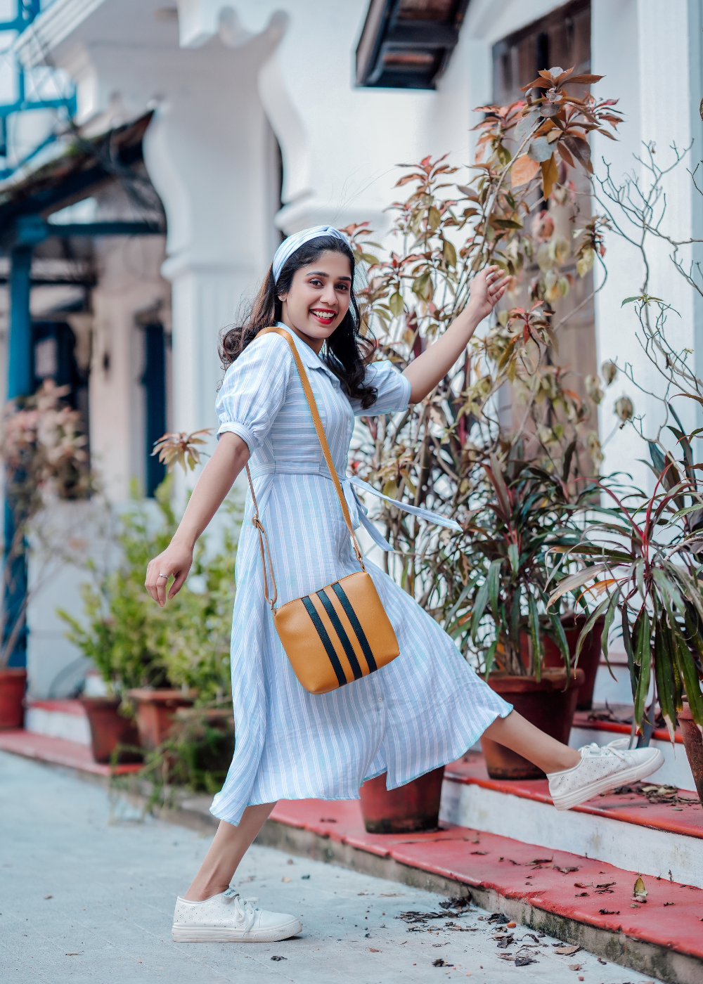 Striped Shirt Dress