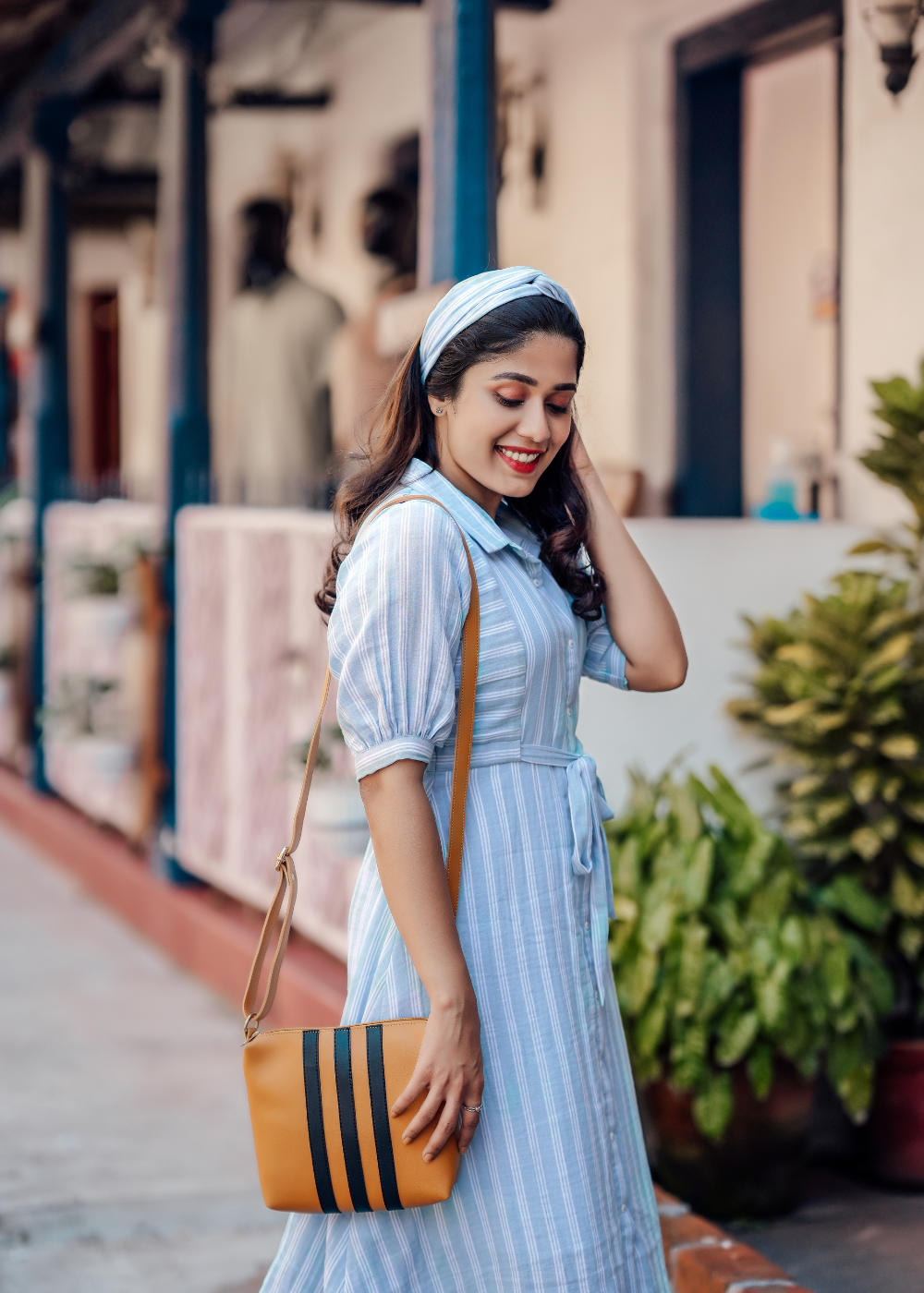 Striped Shirt Dress