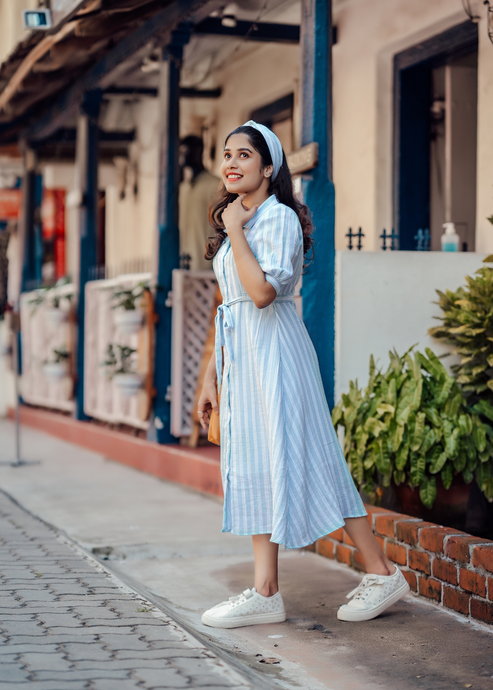 Striped Shirt Dress